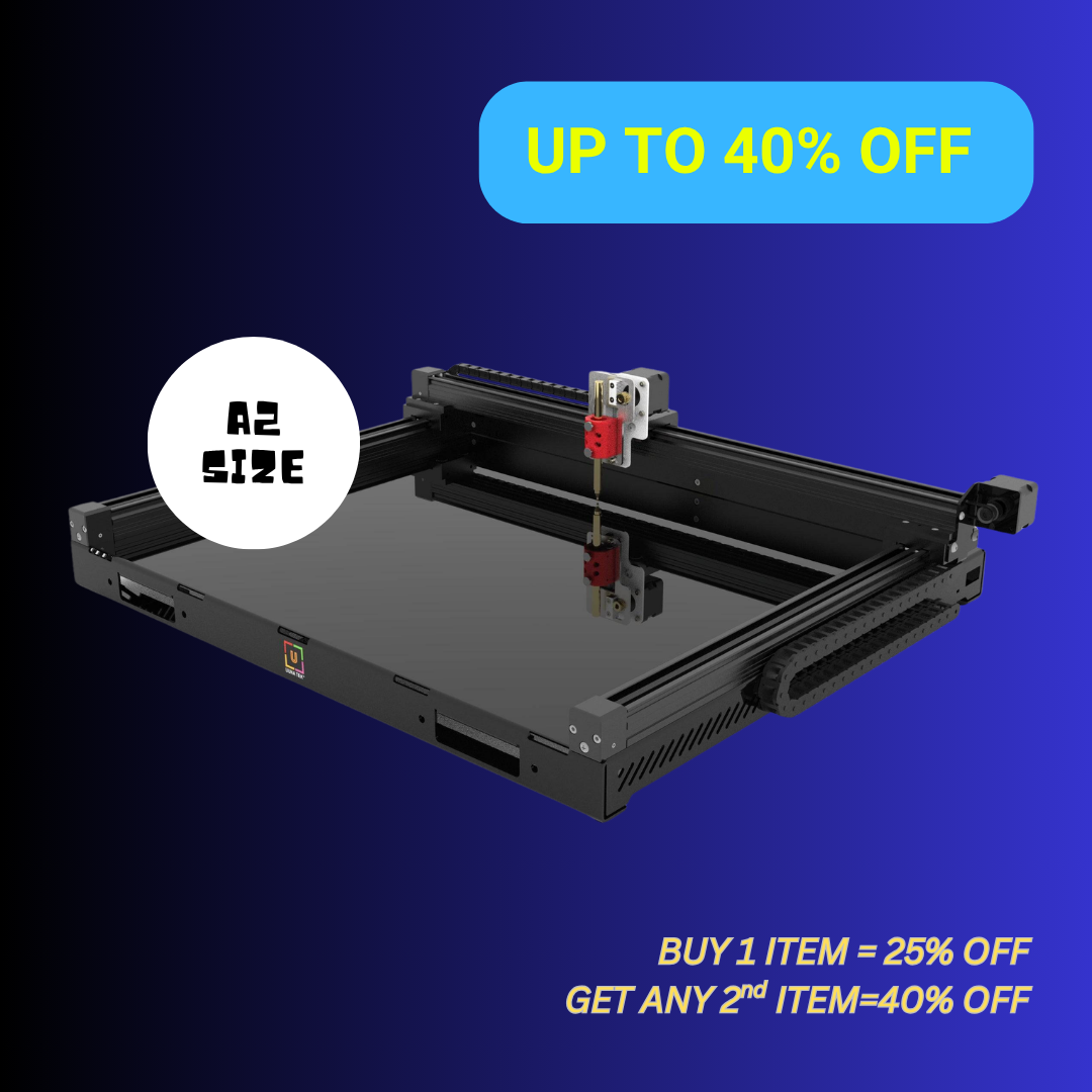 UUNA TEK 3.0 A2 Plotter a penna robot da disegno – Tutto-in-uno con WiFi e scheda SD, plotter di precisione di medie dimensioni