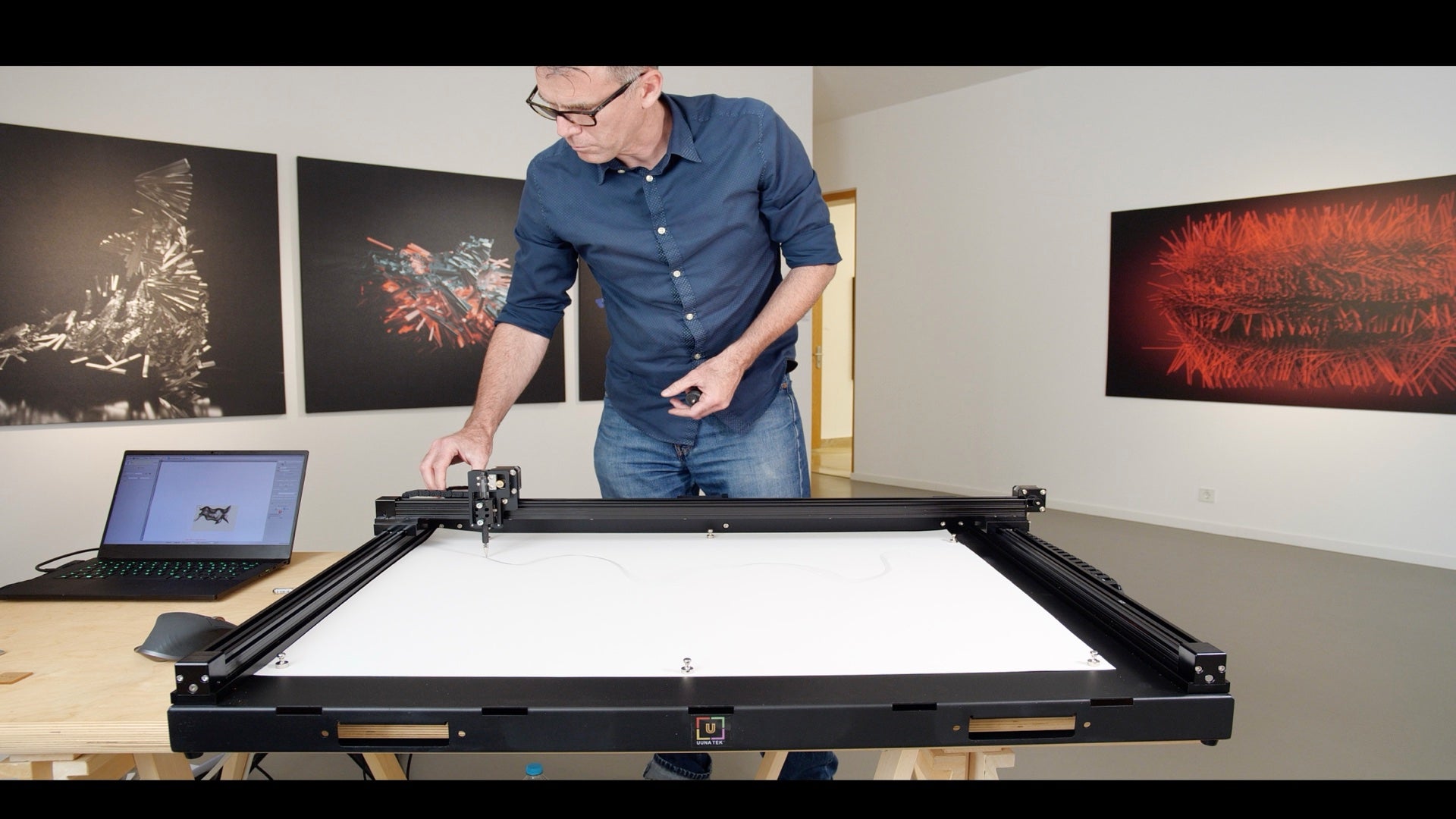 UUNA TEK 3.0 - A3/A2/A1/A0 Size Preassembled Highend All-in-One Pen Plotter Drawing Robot Drawing Machine Writing Machine Signature Machine - UUNA TEK CO.,LIMITED