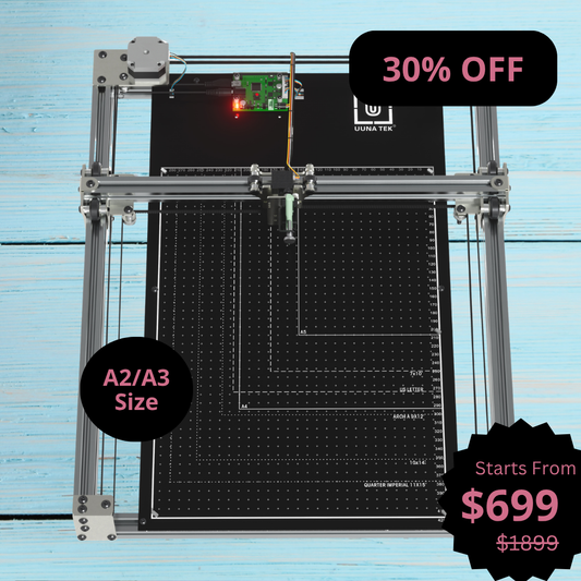 Robot da disegno CoreXY iDraw H SE A3/A2 per artisti: combina il robusto hardware iDraw H con il flessibile software Axidraw