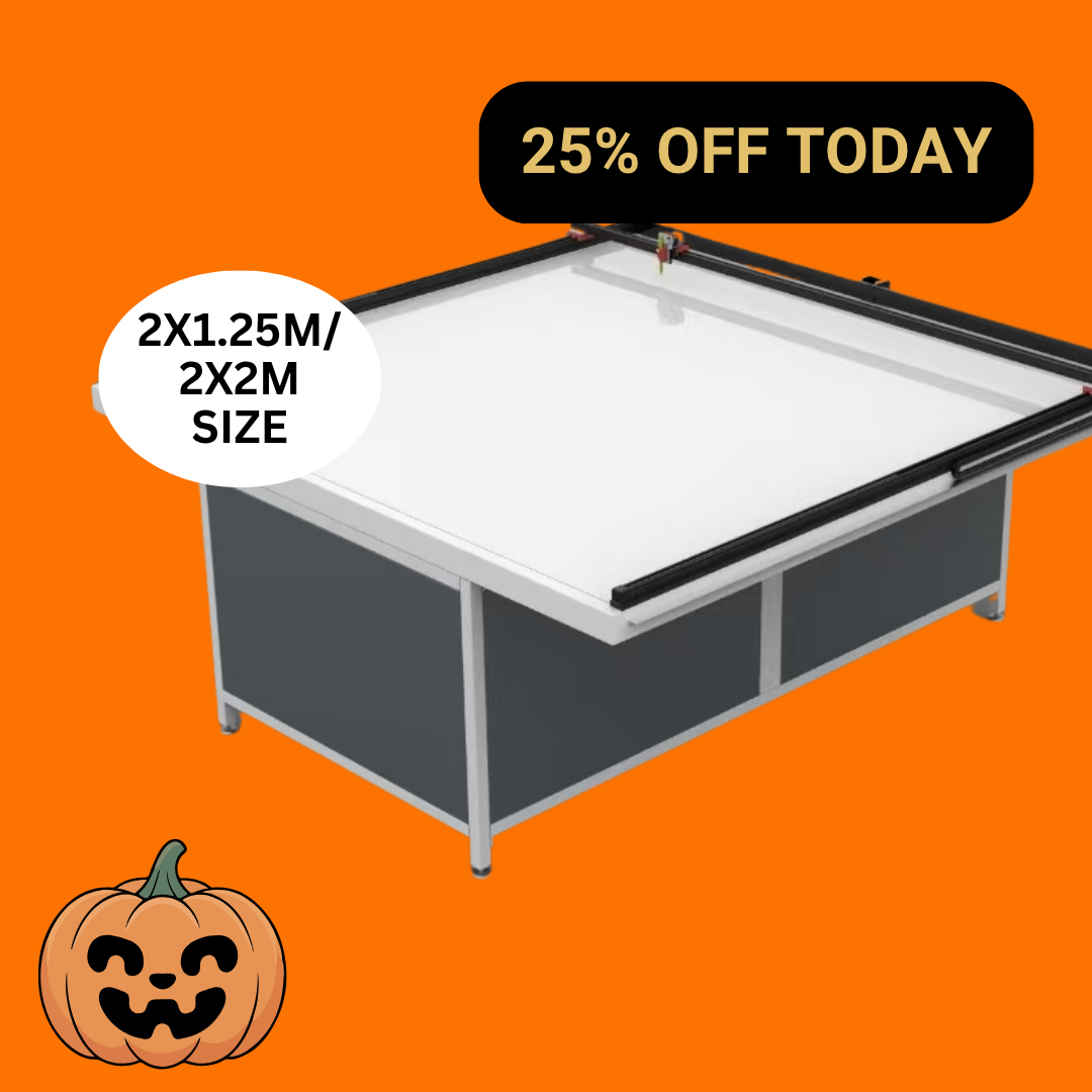 UUNA TEK 3.0 - (2X1.25M/2X2M) Tavolo da disegno architettonico premium tutto-in-uno preassemblato e plotter a penna per il disegno tecnico architettonico con WiFi e scheda SD