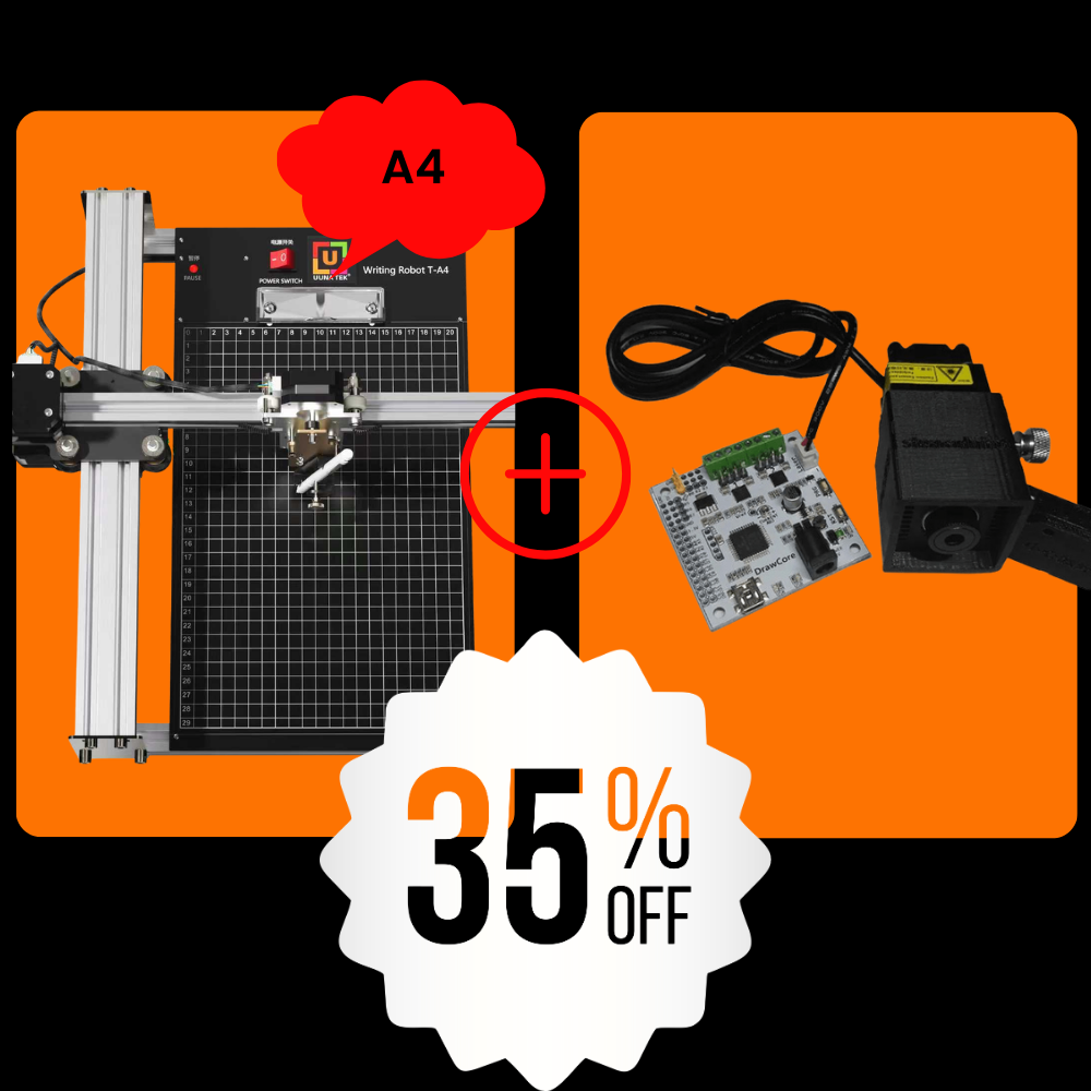 Bundle iDraw 2.0 A4+2.5W con testa laser