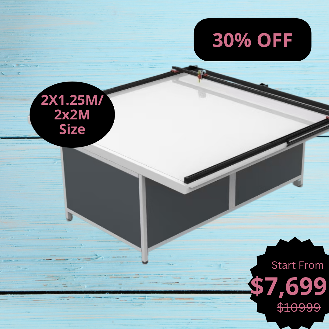 UUNA TEK 3.0 - (2X1,25M/2X2M/2X4M) Tavolo da disegno per architetti e plotter a penna preassemblato di fascia alta per la progettazione architettonica