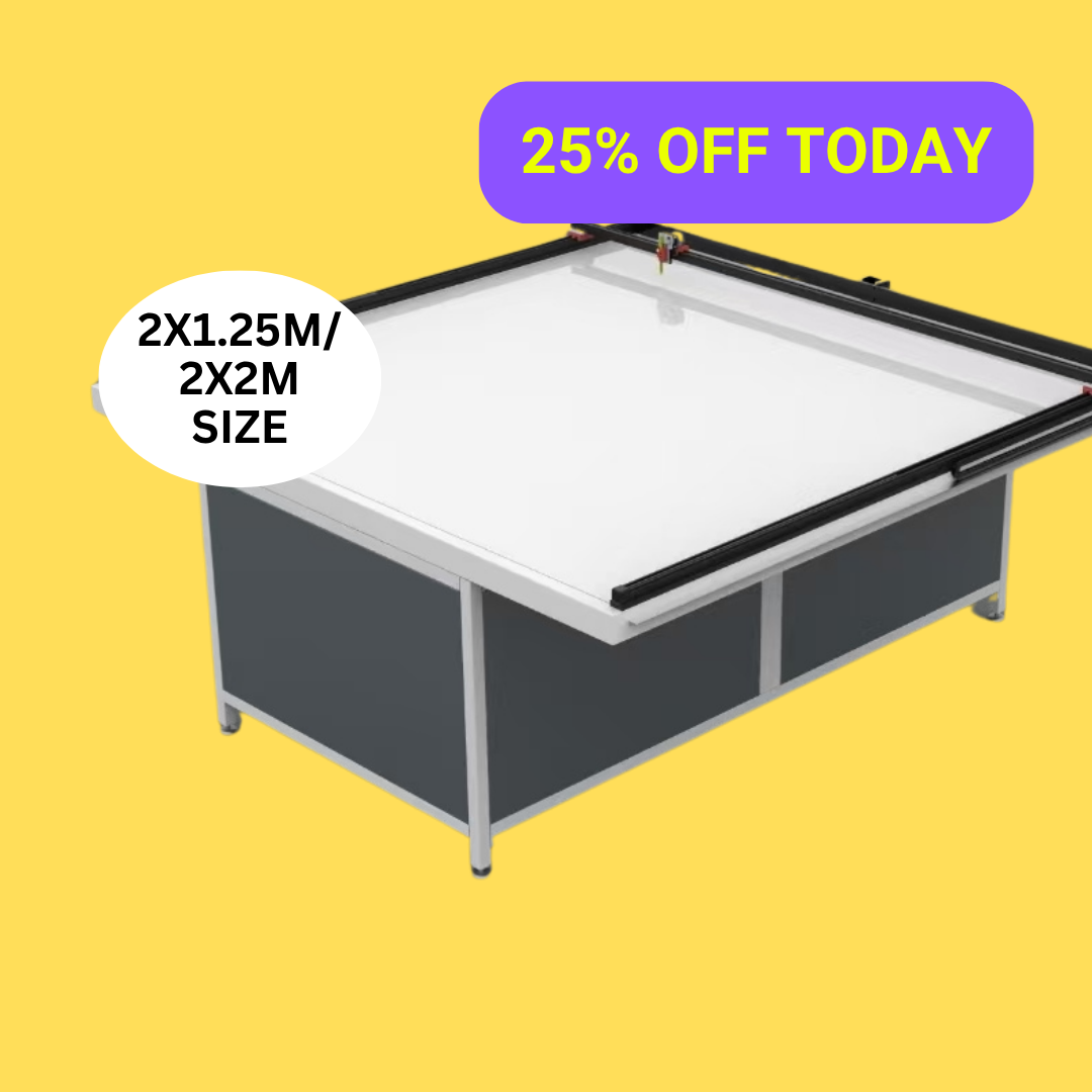 UUNA TEK 3.0 - (2X1.25M/2X2M) tavolo da disegno architettonico premium tutto-in-uno preassemblato e plotter a penna per il disegno tecnico architettonico, con WiFi e scheda SD
