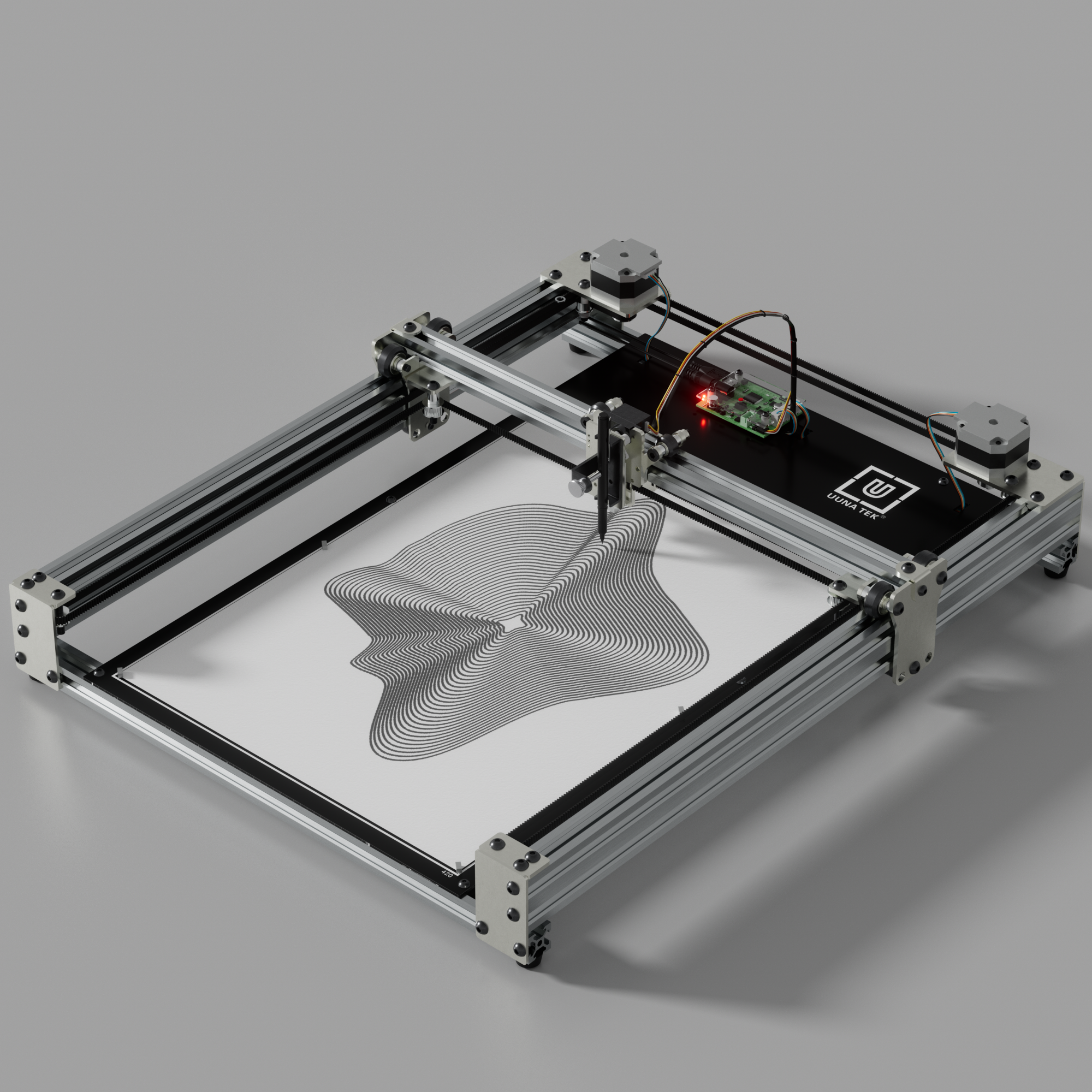 iDraw H SE A3/A2 CoreXY Drawing Robot for Artists – Combines the Robust iDraw H Hardware with Flexible Axidraw Software - UUNA TEK CO.,LIMITED