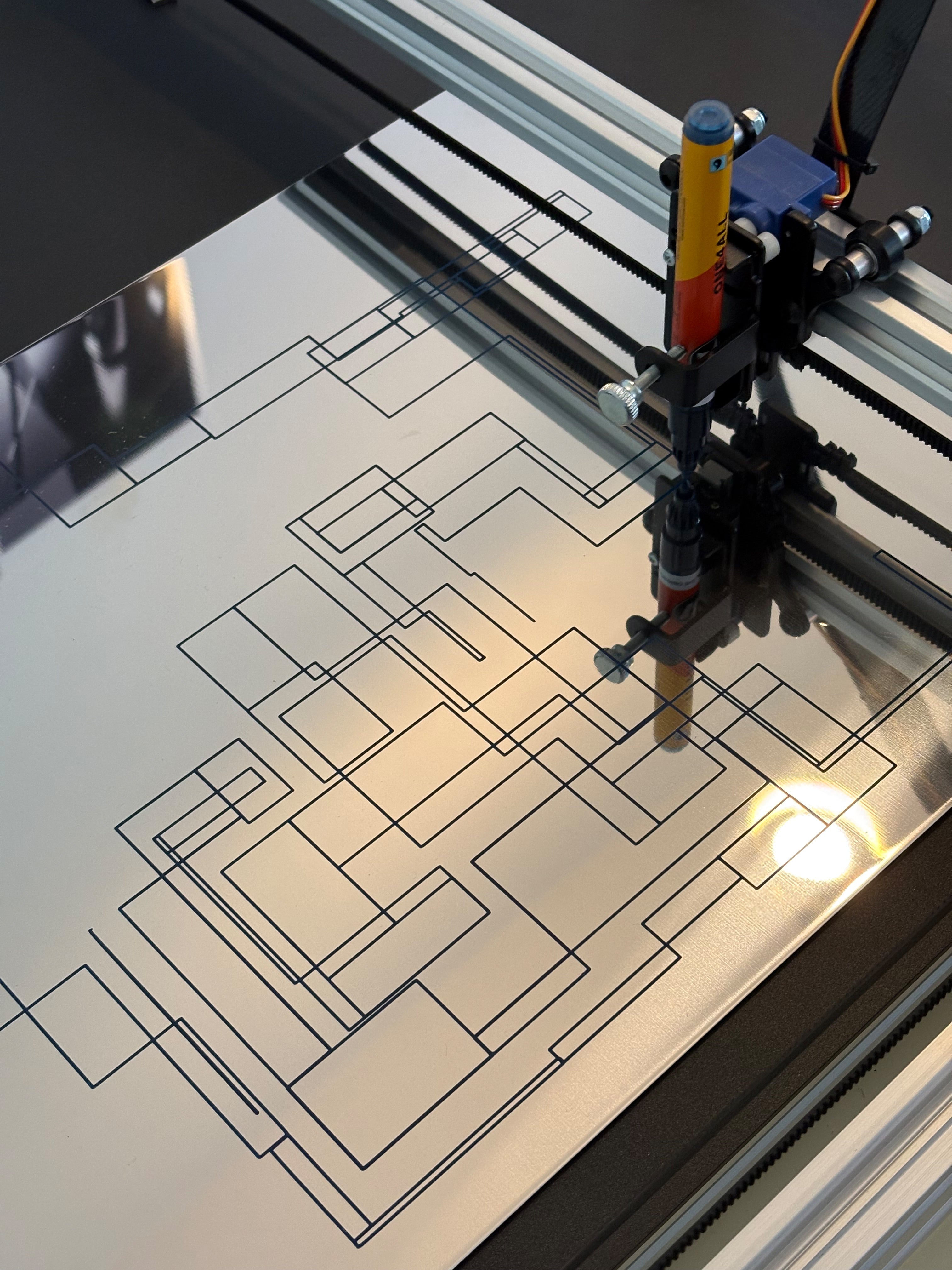 UUNA TEK ArtStation 2436 | Plotter artistico di grande formato e sistema di produzione di arte generativa di livello istituzionale (36” × 24”)