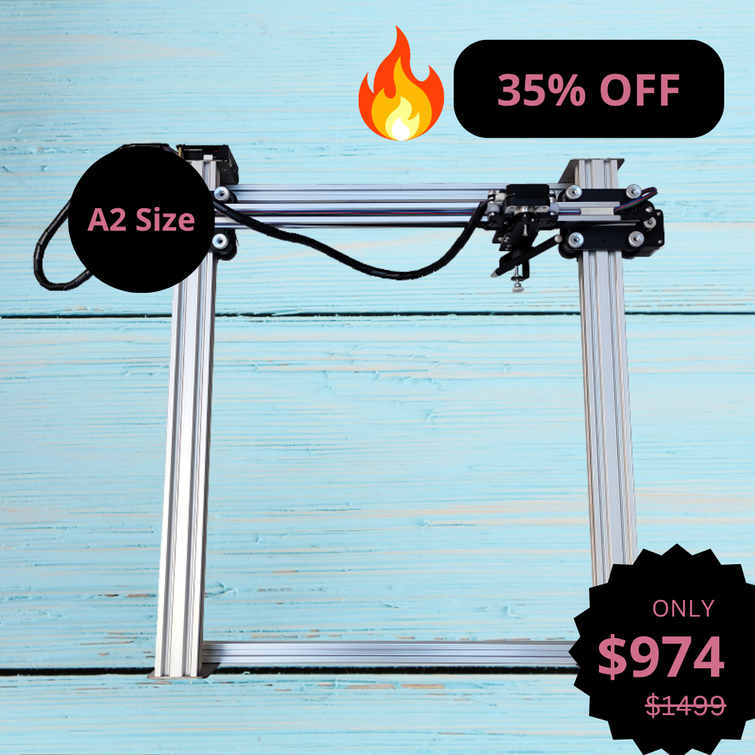 Robot da disegno con plotter a penna iDraw H A2, macchina da disegno con plotter a penna, disegna più di un formato A2