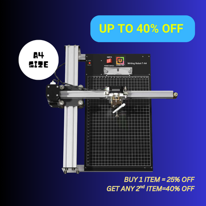 UUNA TEK® iDraw 2.0 - Robot da disegno formato A4, miglior pen plotter per principianti