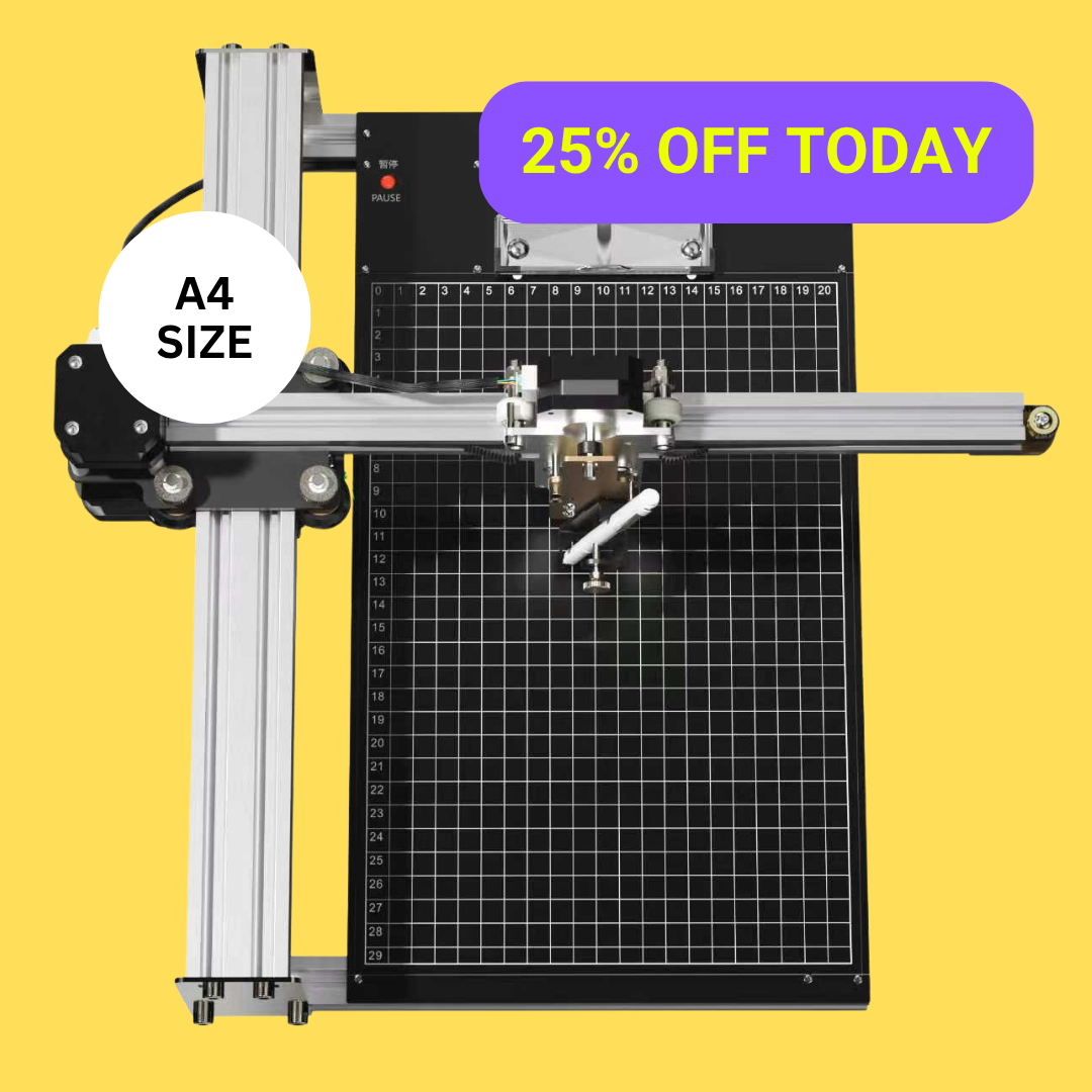UUNA TEK® iDraw 2.0 - Robot da disegno in formato A4, macchina da disegno, il miglior plotter a penna per principianti