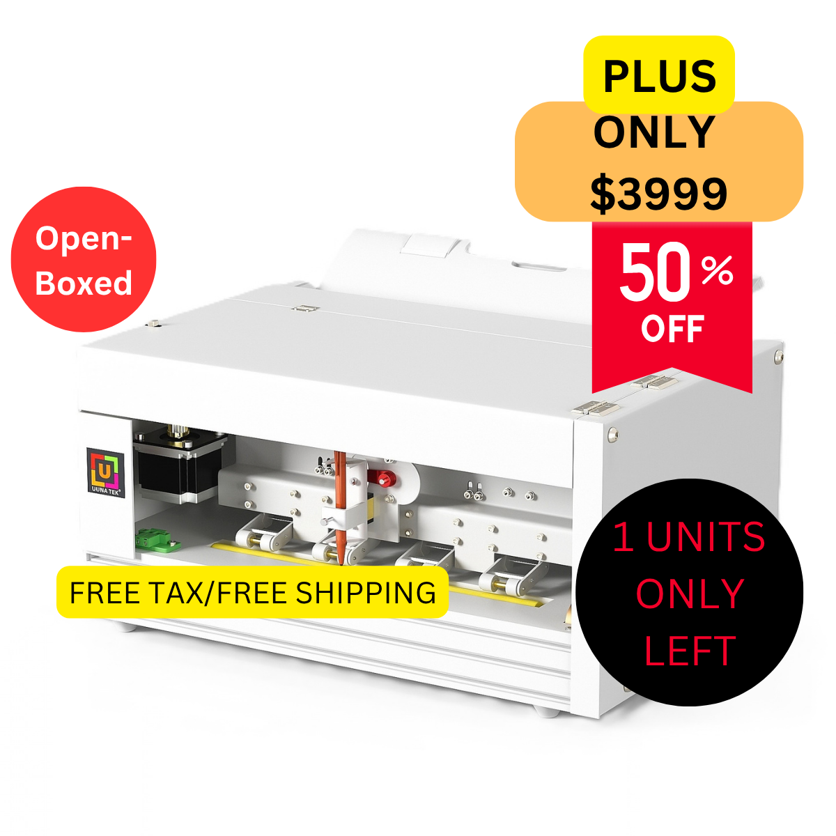 UUNA TEK® iAuto Plus - Macchina per scrivere a mano con alimentatore/Macchina per firma automatica/Macchina per scrivere a mano per lettere/Macchina per scrivere automaticamente, scrive fino a 210 lettere, 80 buste alla volta