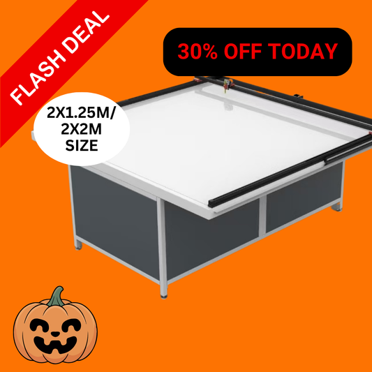 UUNA TEK 3.0 - (2X1.25M/2X2M) Tavolo da disegno architettonico premium tutto-in-uno preassemblato e plotter a penna per il disegno tecnico architettonico con WiFi e scheda SD