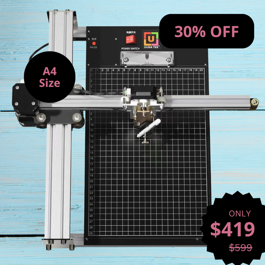 UUNA TEK® iDraw 2.0 - Robot da disegno in formato A4, il miglior plotter a penna entry-level