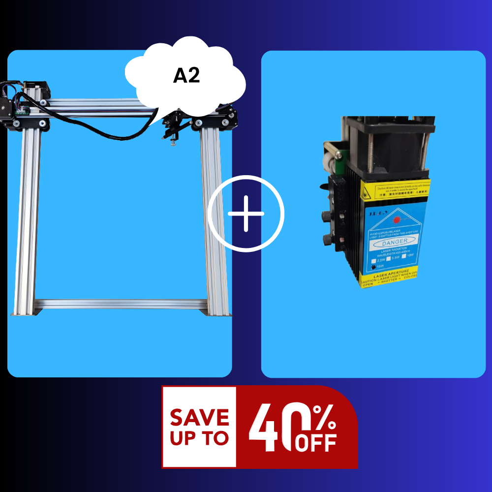Pacchetto iDraw H A2+10W Testa Laser
