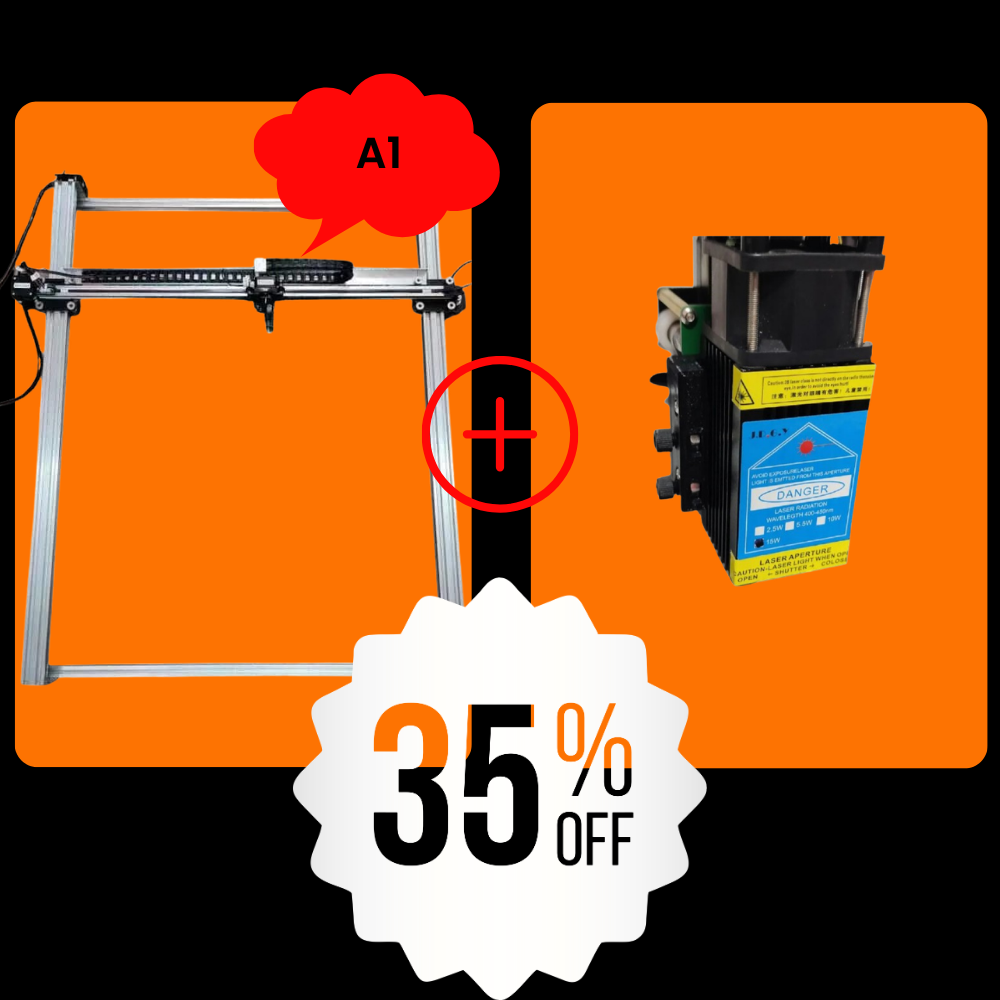 Bundle iDraw H A1+15W con testa laser
