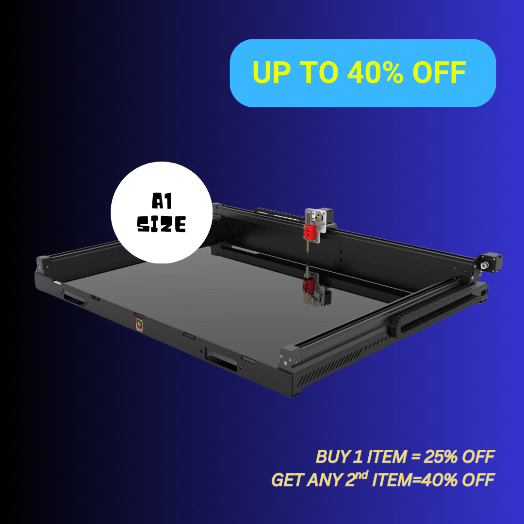 UUNA TEK 3.0 A1 Plotter a penna robot da disegno premium preassemblato tutto-in-uno con WiFi e scheda SD – Formato grande, più silenzioso, più veloce, più preciso