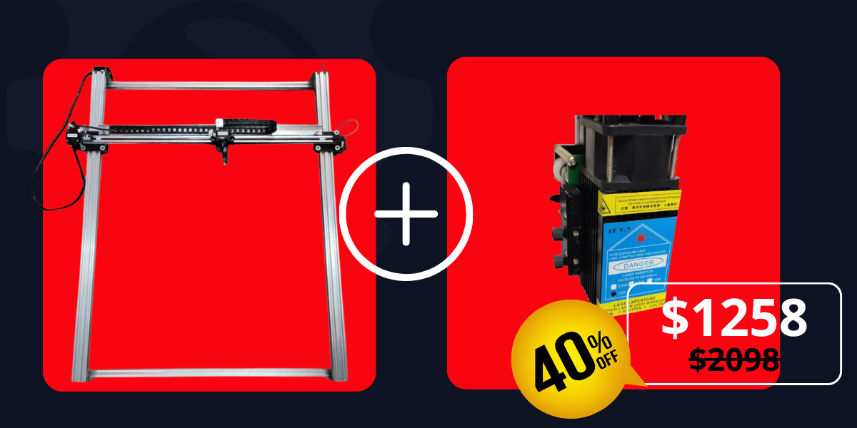Pacchetto iDraw H A1+15W Testa Laser