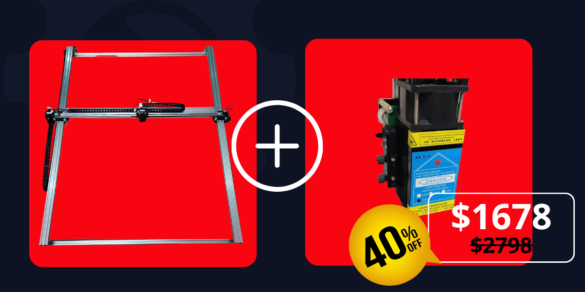 Pacchetto iDraw H A0+15W Testa Laser