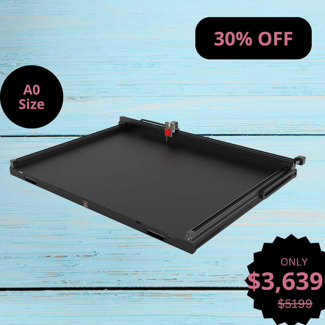 UUNA TEK 3.0 - Plotter a penna preassemblato di fascia alta, tutto in uno, robot da disegno, macchina da scrittura, macchina per firme, formato A3/A2/A1/A0