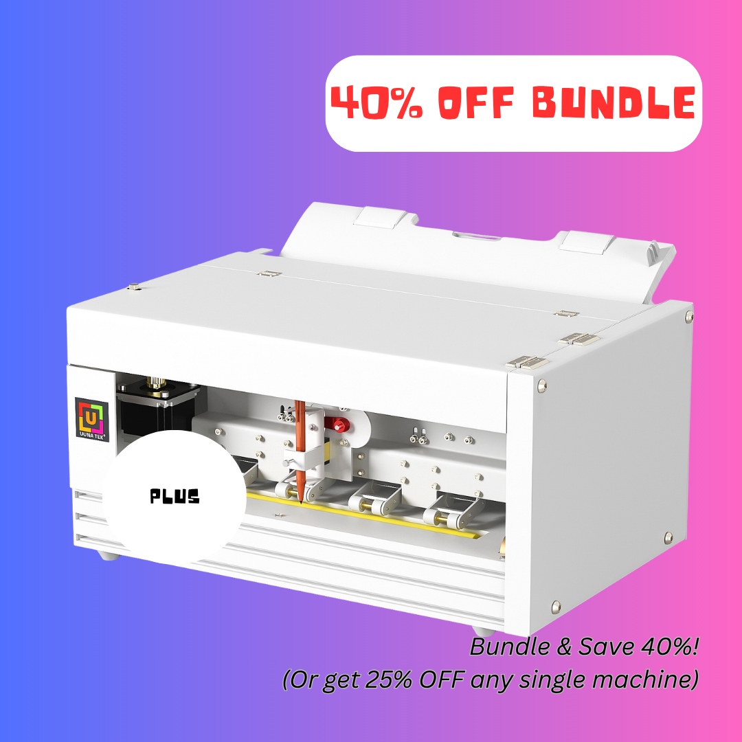 UUNA TEK® iAuto Plus - Macchina per scrivere a mano con alimentatore/Macchina per firma automatica/Macchina per scrivere a mano per lettere/Macchina per scrivere automaticamente, scrive fino a 210 lettere, 80 buste alla volta