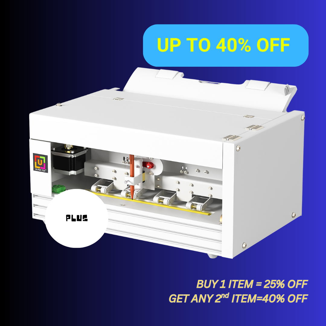 UUNA TEK® iAuto Plus - Macchina per scrittura a mano con alimentatore/Macchina automatica per firme/Macchina per scrittura a mano per lettere/Macchina automatica per scrittura, scrive fino a 210 lettere, 80 buste per carico