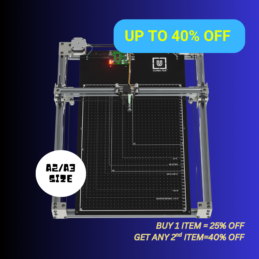 iDraw H SE A3/A2 Robot da disegno per artisti, arte generativa e automazione della scrittura a mano – Combina l’hardware robusto di iDraw H con il software flessibile Axidraw