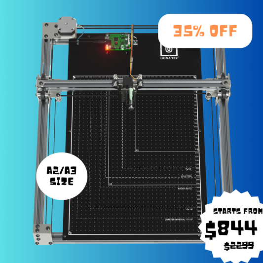 Robot da disegno CoreXY iDraw H SE A3/A2 per artisti: combina il robusto hardware iDraw H con il flessibile software Axidraw