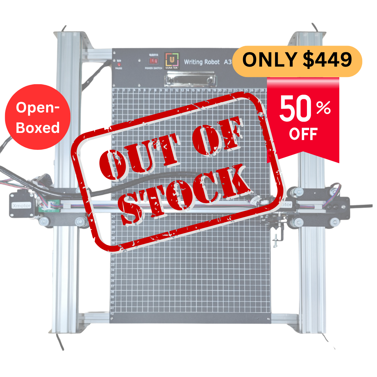 Open-Boxed iDraw H A3 Pen Plotter Drawing Robot Pen Plotter Drawing Machine Writing Machine Signature Machine| UUNA TEK - UUNA TEK CO.,LIMITED