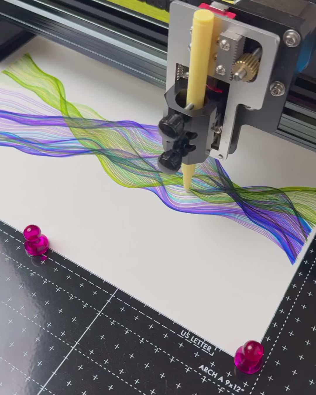 UUNA TEK 3.0 - Plotter a penna preassemblato di fascia alta, tutto in uno, robot da disegno, macchina da scrittura, macchina per firme, formato A3/A2/A1/A0